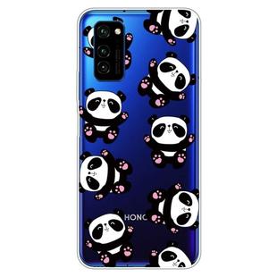 For Huawei Honor V30 Lucency Painted TPU Protective Case(Panda)