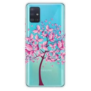 For Galaxy A51 Lucency Painted TPU Protective Case(Butterfly Tree)