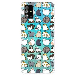 For Galaxy S20 Lucency Painted TPU Protective Case(Cats)