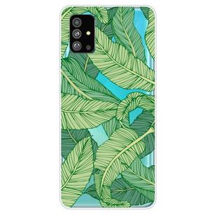 For Galaxy S20+ Lucency Painted TPU Protective Case(Banana Leaf)