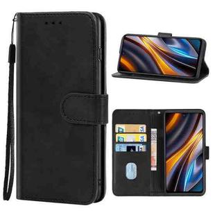 For Xiaomi Poco X4 GT Leather Phone Case(Black)