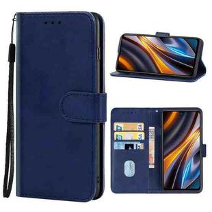 For Xiaomi Poco X4 GT Leather Phone Case(Blue)