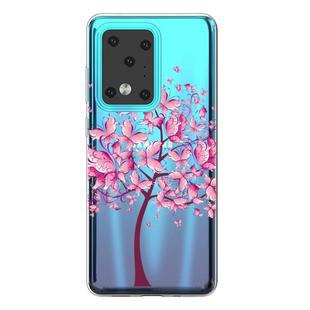 For Galaxy S20 Ultra Lucency Painted TPU Protective Case(Butterfly Tree)