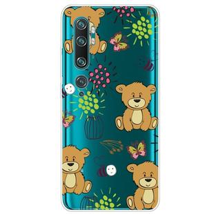 For Xiaomi CC9 Pro Lucency Painted TPU Protective Case(Brown Bear)