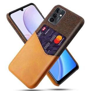 For Huawei Maimang 11 Cloth Texture Card Slot PC Leather Phone Case(Orange)