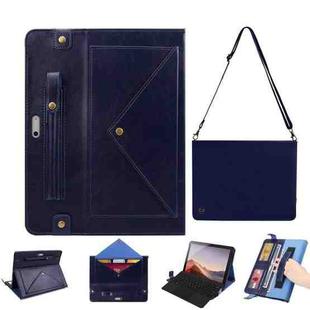 For Microsoft Surface Pro 8 Envelope Solid Color Leather Tablet Case(Blue)