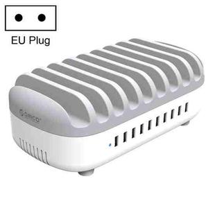 ORICO DUK-10P-DX 120W 5V 2.4A 10 Ports USB Charging Station, EU Plug(White)