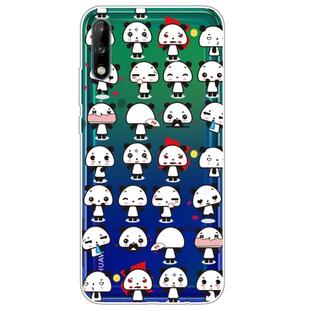 For Huawei Enjoy 10 Lucency Painted TPU Protective Case(Mini Panda)