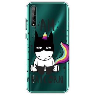 For Huawei Enjoy 10s Lucency Painted TPU Protective Case(Batman)