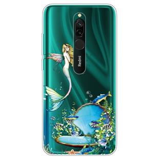 For Xiaomi Redmi 8 Lucency Painted TPU Protective Case(Mermaid)