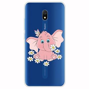 For Xiaomi Redmi 8A Lucency Painted TPU Protective Case(Elephant)