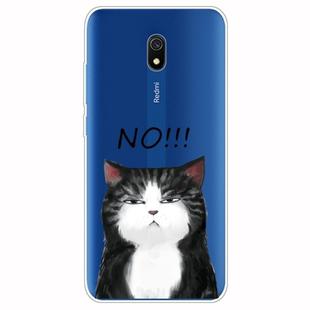 For Xiaomi Redmi 8A Lucency Painted TPU Protective Case(Cat)