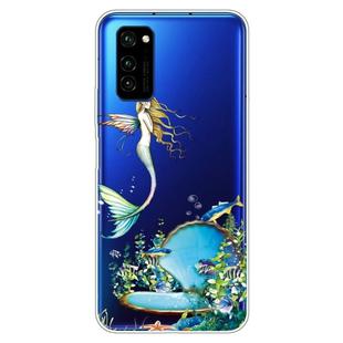 For Huawei Honor V30 Lucency Painted TPU Protective Case(Mermaid)