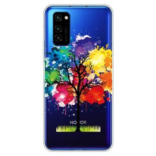 For Huawei Honor V30 Lucency Painted TPU Protective Case(Tree)