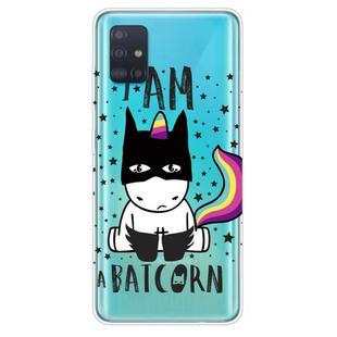 For Galaxy A71 Lucency Painted TPU Protective Case(Batman)
