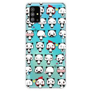 For Galaxy S20+ Lucency Painted TPU Protective Case(Mini Panda)