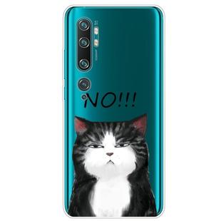 For Xiaomi CC9 Pro Lucency Painted TPU Protective Case(Cat)