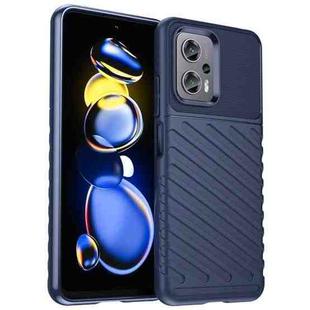 For Xiaomi Poco X4 GT Thunderbolt Shockproof TPU Protective Soft Phone Case(Blue)