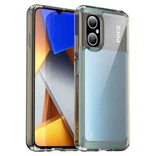 For Xiaomi Redmi Note 10 5G Colorful Series Acrylic + TPU Phone Case(Transparent Grey)
