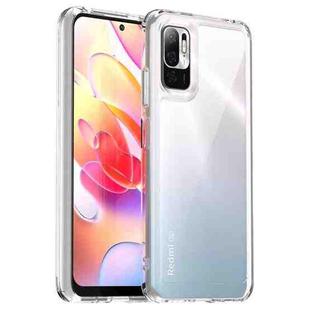 For Xiaomi Redmi Note 10 5G Colorful Series Acrylic + TPU Phone Case(Transparent)