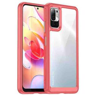 For Xiaomi Redmi Note 10T 5G Colorful Series Acrylic + TPU Phone Case(Red)