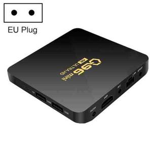 Q96 mini 4K Ultra HD Smart TV Box, Android 7.1.2, Amlogic S905 Quad Core, 1GB+8GB, Plug Type:EU Plug(Black)