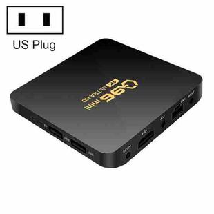 Q96 mini 4K Ultra HD Smart TV Box, Android 7.1.2, Amlogic S905 Quad Core, 1GB+8GB, Plug Type:US Plug(Black)