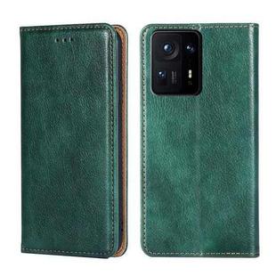 For Xiaomi Mix 4 Gloss Oil Solid Color Magnetic Leather Phone Case(Green)