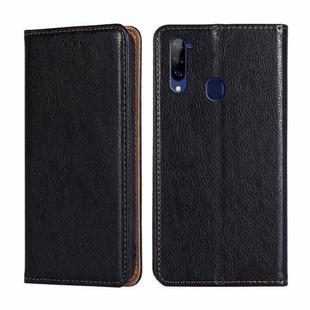 For ZTE Libero 5G Gloss Oil Solid Color Magnetic Leather Phone Case(Black)