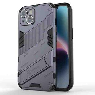 For iPhone 14 Plus Punk Armor 2 in 1 PC + TPU Phone Case (Grey)