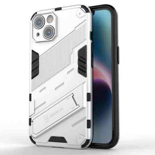 For iPhone 14 Plus Punk Armor 2 in 1 PC + TPU Phone Case (White)