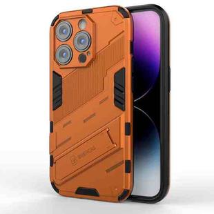 For iPhone 14 Pro Punk Armor 2 in 1 PC + TPU Phone Case(Orange)