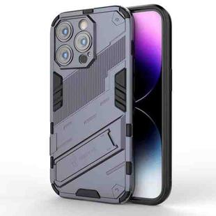 For iPhone 14 Pro Max Punk Armor 2 in 1 PC + TPU Phone Case (Grey)