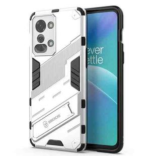For OnePlus Nord 2T Punk Armor 2 in 1 PC + TPU Phone Case(White)