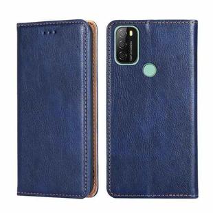 For Blackview A70 Gloss Oil Solid Color Magnetic Leather Phone Case(Blue)