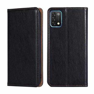 For UMIDIGI A11 Gloss Oil Solid Color Magnetic Leather Phone Case(Black)