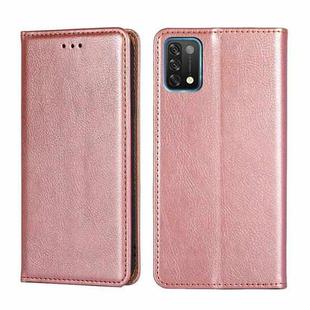 For UMIDIGI A11 Gloss Oil Solid Color Magnetic Leather Phone Case(Rose Gold)