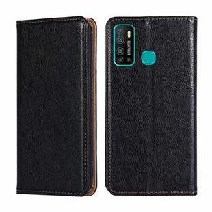 For Infinix Hot 9 / Note 7 Lite X655C Gloss Oil Solid Color Magnetic Leather Phone Case(Black)