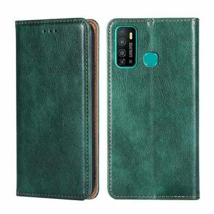 For Infinix Hot 9 / Note 7 Lite X655C Gloss Oil Solid Color Magnetic Leather Phone Case(Green)