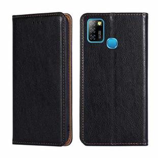 For Infinix Hot 10 Lite / Smart 5 X657 Gloss Oil Solid Color Magnetic Leather Phone Case(Black)