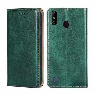For Infinix Smart 4 X653 Gloss Oil Solid Color Magnetic Leather Phone Case(Green)