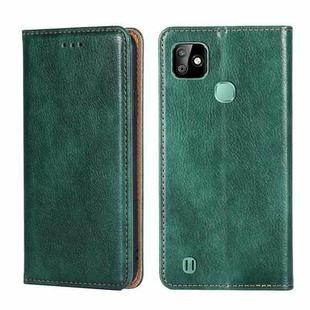 For Infinix Smart HD 2021 X612 Gloss Oil Solid Color Magnetic Leather Phone Case(Green)