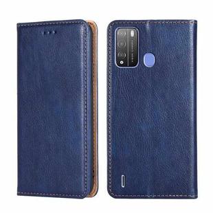 For Itel Vision 1 Pro Gloss Oil Solid Color Magnetic Leather Phone Case(Blue)