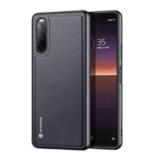 For Sony Xperia 10 IV DUX DUCIS Fino Series PU + TPU Phone Case(Black)