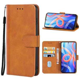 For Xiaomi Redmi Note 11T 5G Leather Phone Case(Brown)