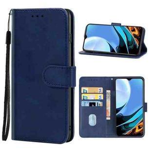 For Xiaomi Redmi 9T Leather Phone Case(Blue)