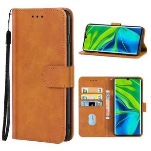 For Xiaomi Mi CC9 Pro Leather Phone Case(Brown)