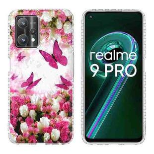 For OPPO Realme 9 Pro 5G 2.0mm Airbag Shockproof TPU Phone Case(Dancing Butterflies)