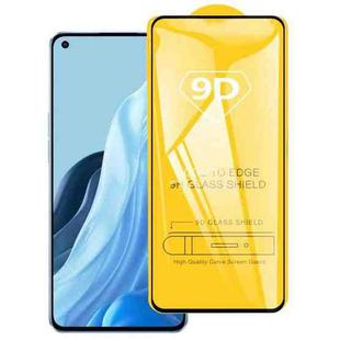 9D Full Glue Screen Tempered Glass Film For OPPO Reno7 A