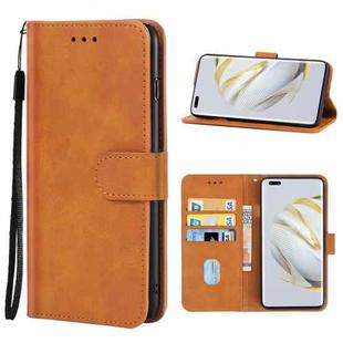 For Huawei nova 10 Pro Leather Phone Case(Brown)